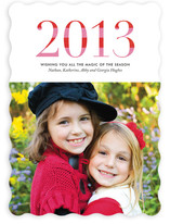 Striped Joy New Year's Photo Cards