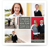 Family Framed New Year's Photo Cards