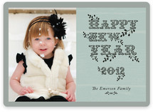 Typo Year New Year's Photo Cards