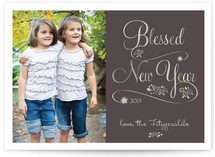 Blessed New Year New Year's Photo Cards
