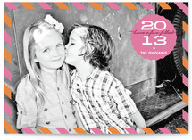 Bubblegum Fun New Year's Photo Cards