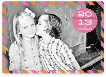 Bubblegum Fun New Year's Photo Cards