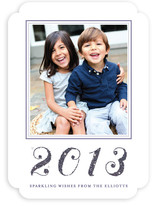 Glittering New Year's Photo Cards