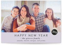 The Basics New Year's Photo Cards