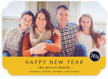 The Basics New Year's Photo Cards
