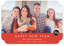 The Basics New Year's Photo Cards