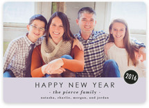 The Basics New Year's Photo Cards