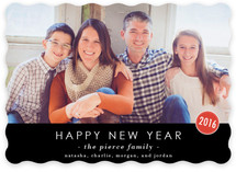 The Basics New Year's Photo Cards