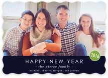 The Basics New Year's Photo Cards