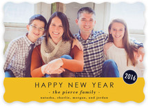 The Basics New Year's Photo Cards