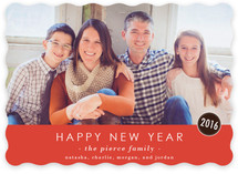 The Basics New Year's Photo Cards