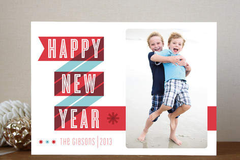 New Year Cheer New Year's Photo Cards