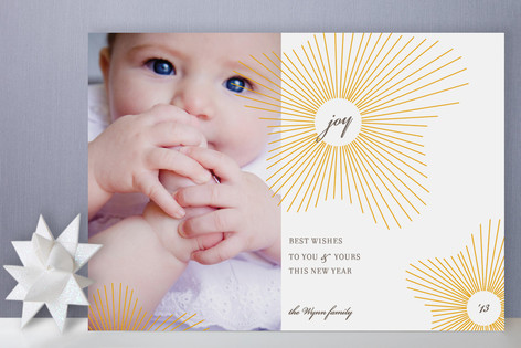 float + joy New Year's Photo Cards