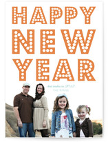 float + peace New Year's Photo Cards