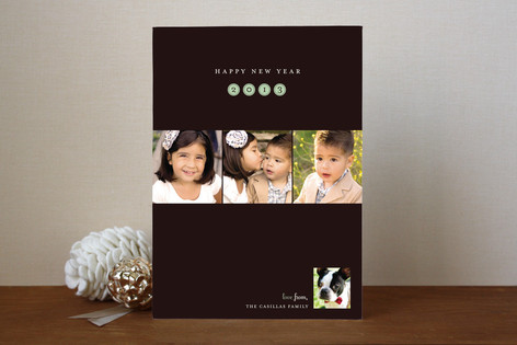 New Year Portraits New Year's Photo Cards