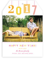 New Year Gift Tag New Year's Photo Cards