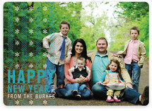 Merry Candy Stripes New Year's Photo Cards