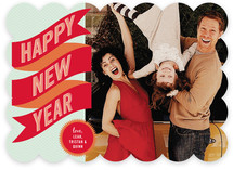Banner + Burst New Year's Photo Cards