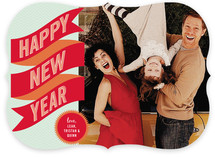 Banner + Burst New Year's Photo Cards