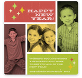 Retro Album New Year's Photo Cards