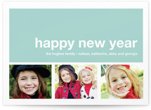 Modern Joy New Year's Photo Cards