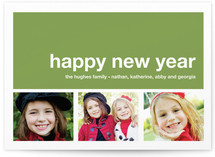 Modern Joy New Year's Photo Cards