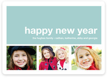Modern Joy New Year's Photo Cards