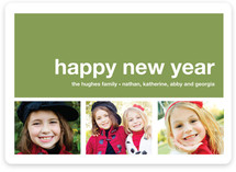 Modern Joy New Year's Photo Cards
