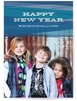 Ribbons New Year's Photo Cards