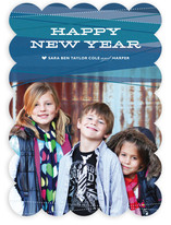 Ribbons New Year's Photo Cards