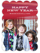 Ribbons New Year's Photo Cards