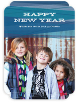 Ribbons New Year's Photo Cards