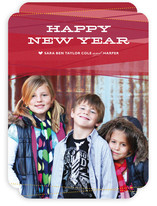 Ribbons New Year's Photo Cards