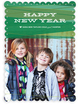Ribbons New Year's Photo Cards