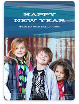 Ribbons New Year's Photo Cards