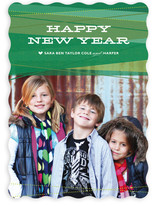 Ribbons New Year's Photo Cards