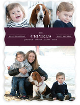 Modern Family Crest New Year's Photo Cards
