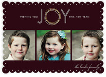 Rings of Joy New Year's Photo Cards