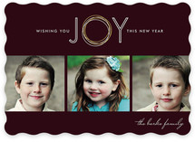 Rings of Joy New Year's Photo Cards