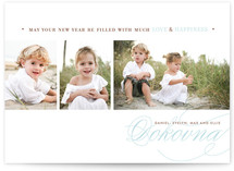 Love & Happiness New Year's Photo Cards
