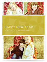 Mod Pattern New Year's Photo Cards
