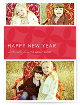 Mod Pattern New Year's Photo Cards