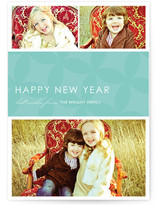 Mod Pattern New Year's Photo Cards