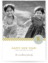 Monogram Prep New Year's Photo Cards