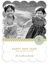 Monogram Prep New Year's Photo Cards