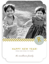 Monogram Prep New Year's Photo Cards