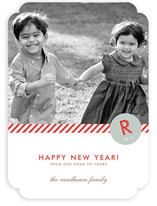 Monogram Prep New Year's Photo Cards
