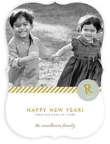 Monogram Prep New Year's Photo Cards