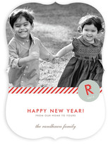Monogram Prep New Year's Photo Cards
