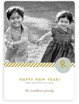 Monogram Prep New Year's Photo Cards